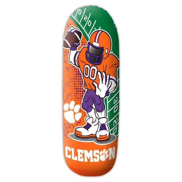 Fremont Die 2324555311 36 in. Tall Vinyl Clemson Tigers Rookie Water Based Bop Bag, Fremont Die Consumer Products Inc, Mfr#: 2324555311